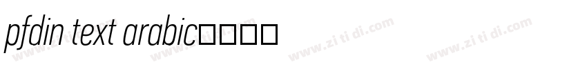 pfdin text arabic字体转换 pfdin text arabic字体转换